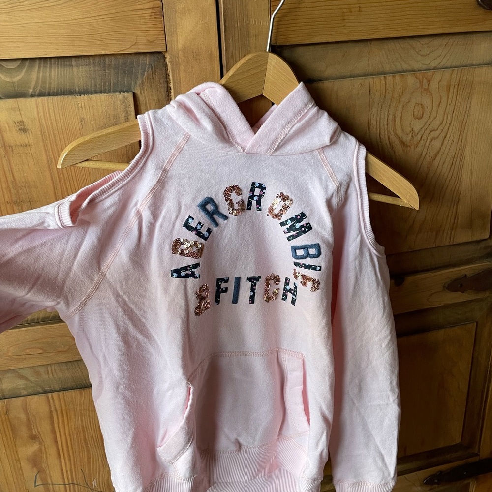 Abercrombie kids open shoulder sweatshirt